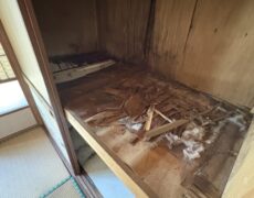 要修繕箇所(和室押入) 要修繕箇所(和室押入)